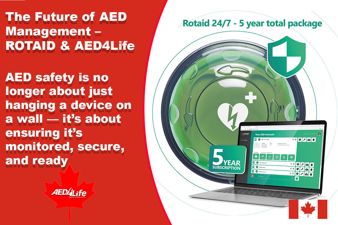 Next-Generation AED Deployment in Canada ROTAID Smart Cabinets