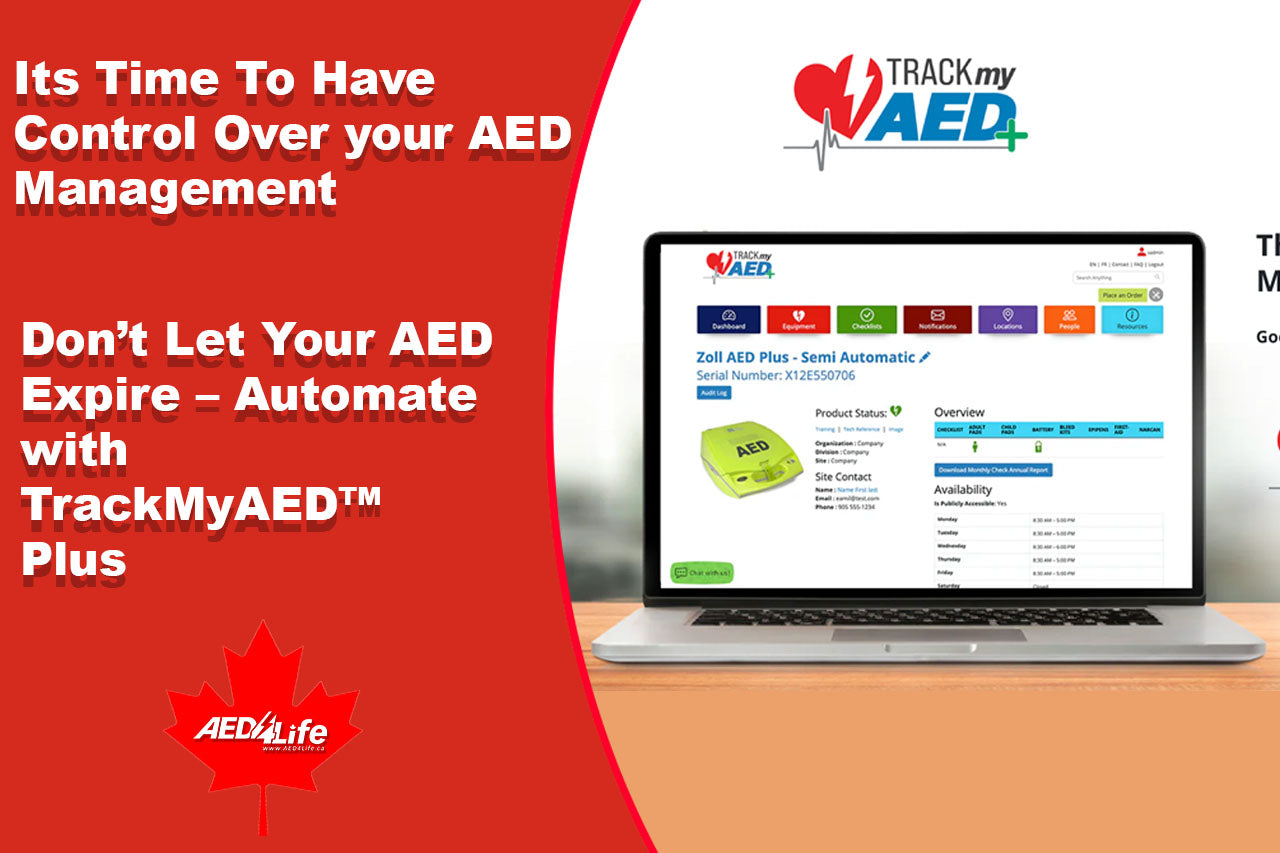Don’t Let Your AED Expire – Automate with TrackMyAED™ Plus