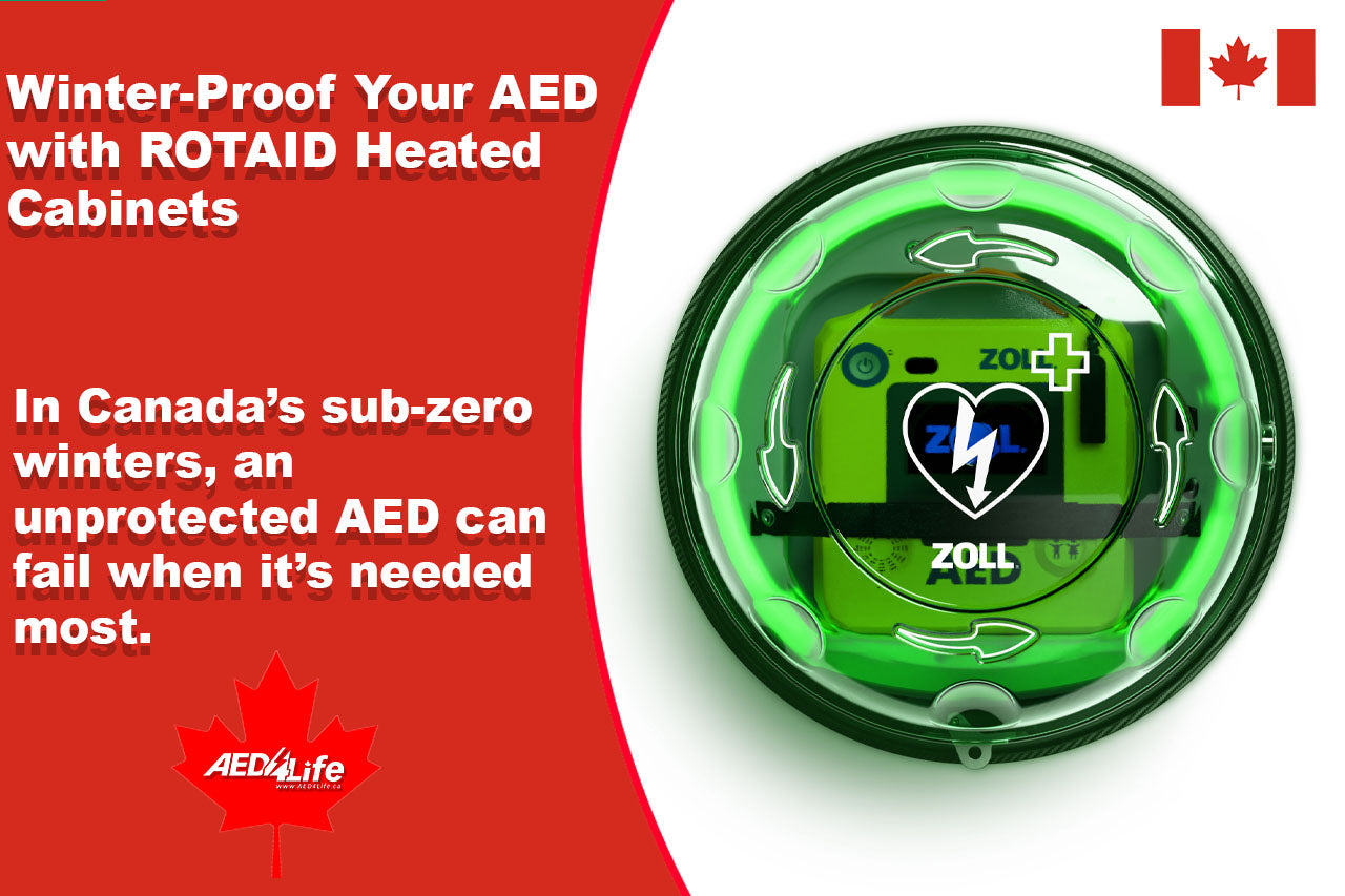 Winter-Proof Your AED — ROTAID Heated Cabinets Built for Canadian Conditions