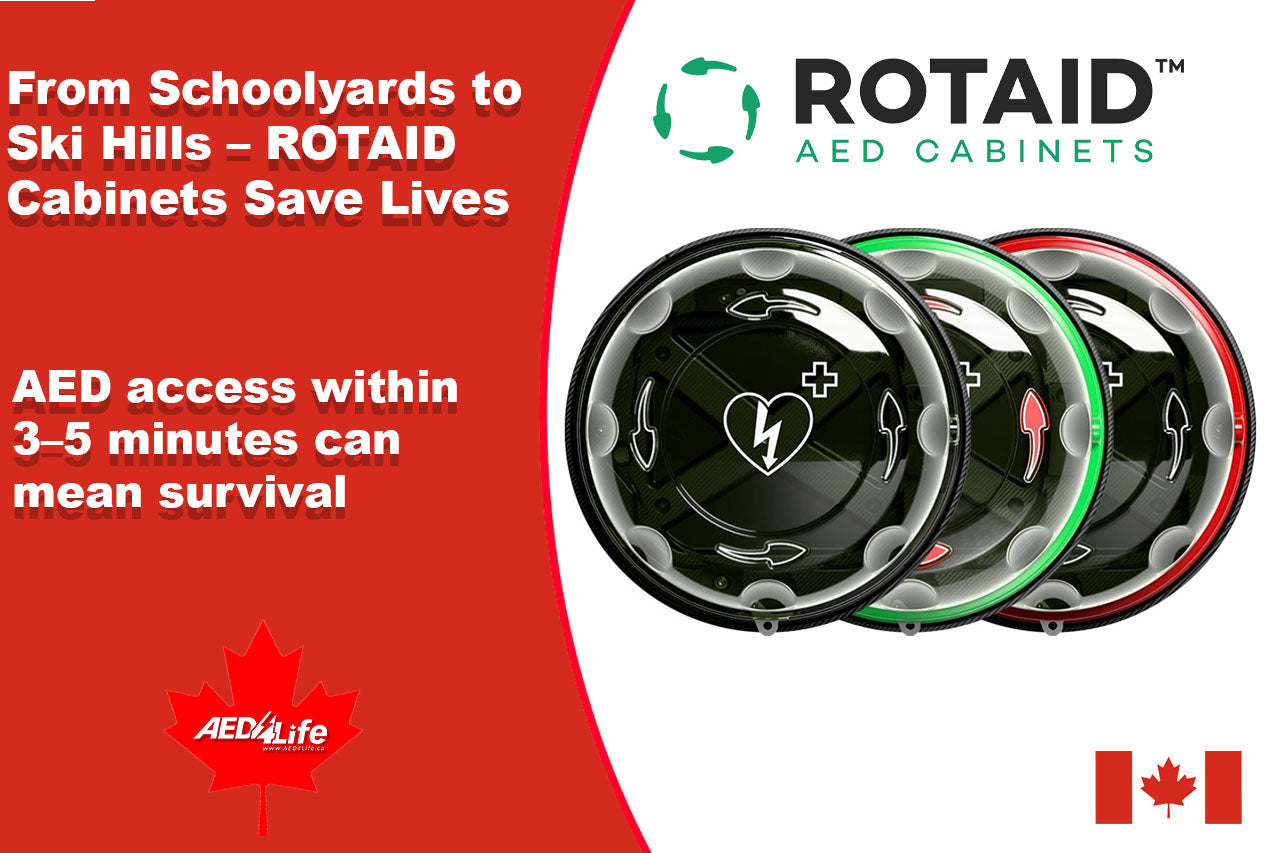 From Schoolyards to Ski Hills — Where ROTAID Cabinets Save Lives
