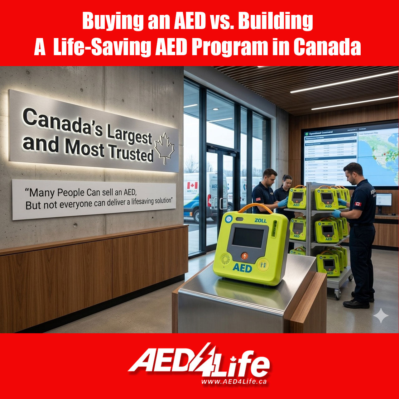 AED Store with Multiple AEDS
