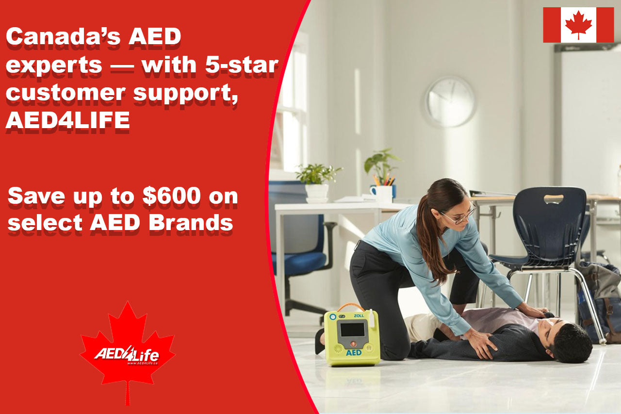 Canada’s AED Experts — Backed by 5-Star Customer Support