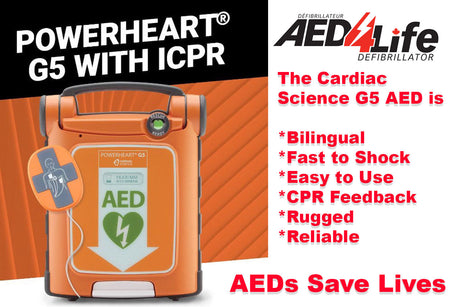 Powerheart G5 designed for first-time responders