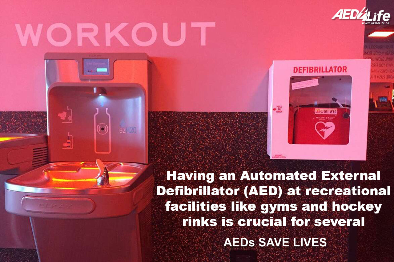 Having an AED at recreational facilities