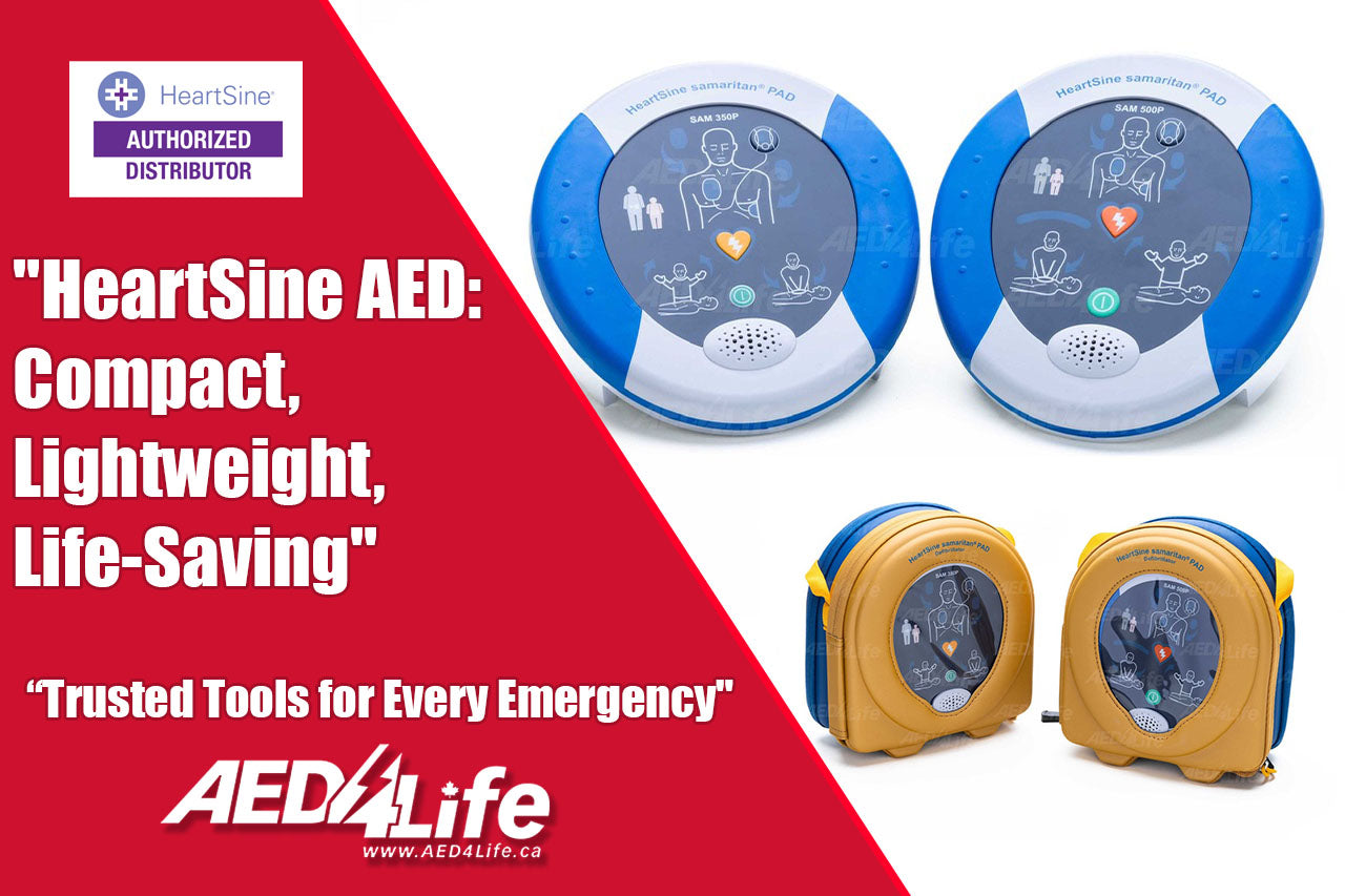 HeartSine AED: Compact, Lightweight, Life-Saving