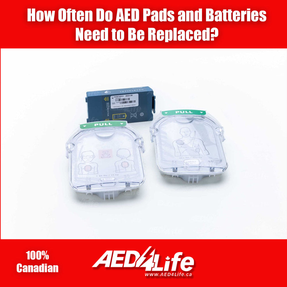 A set of Philips AED Pads and a battery