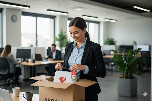 Workplace AED Solutions for Canadian Offices