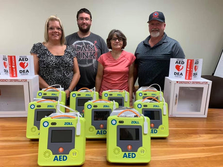 Ideal Placement for an AED in Community Settings: Offices, Schools, and Churches