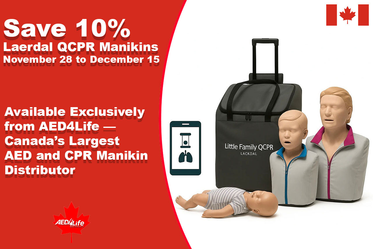 Save 10% Laerdal QCPR Manikin Sale from November 28 to December 15
