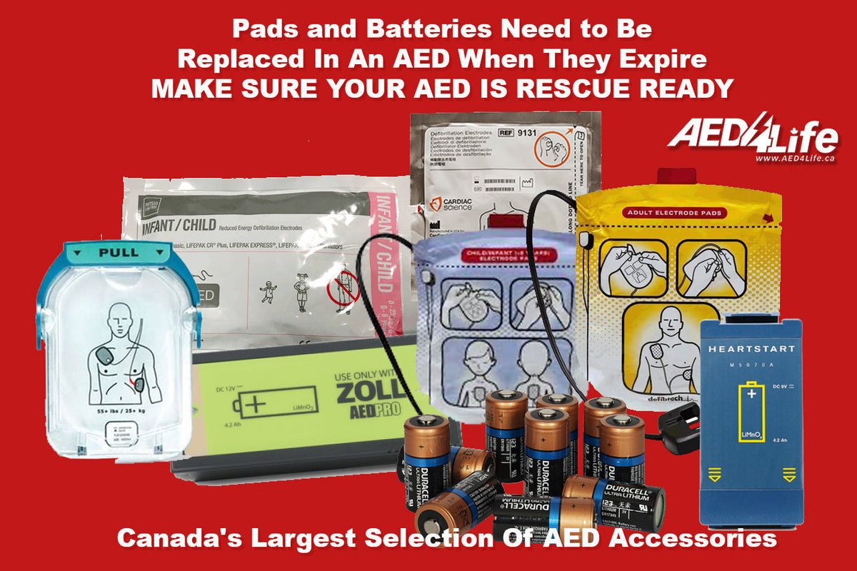 Pads and batteries; Keep them charged