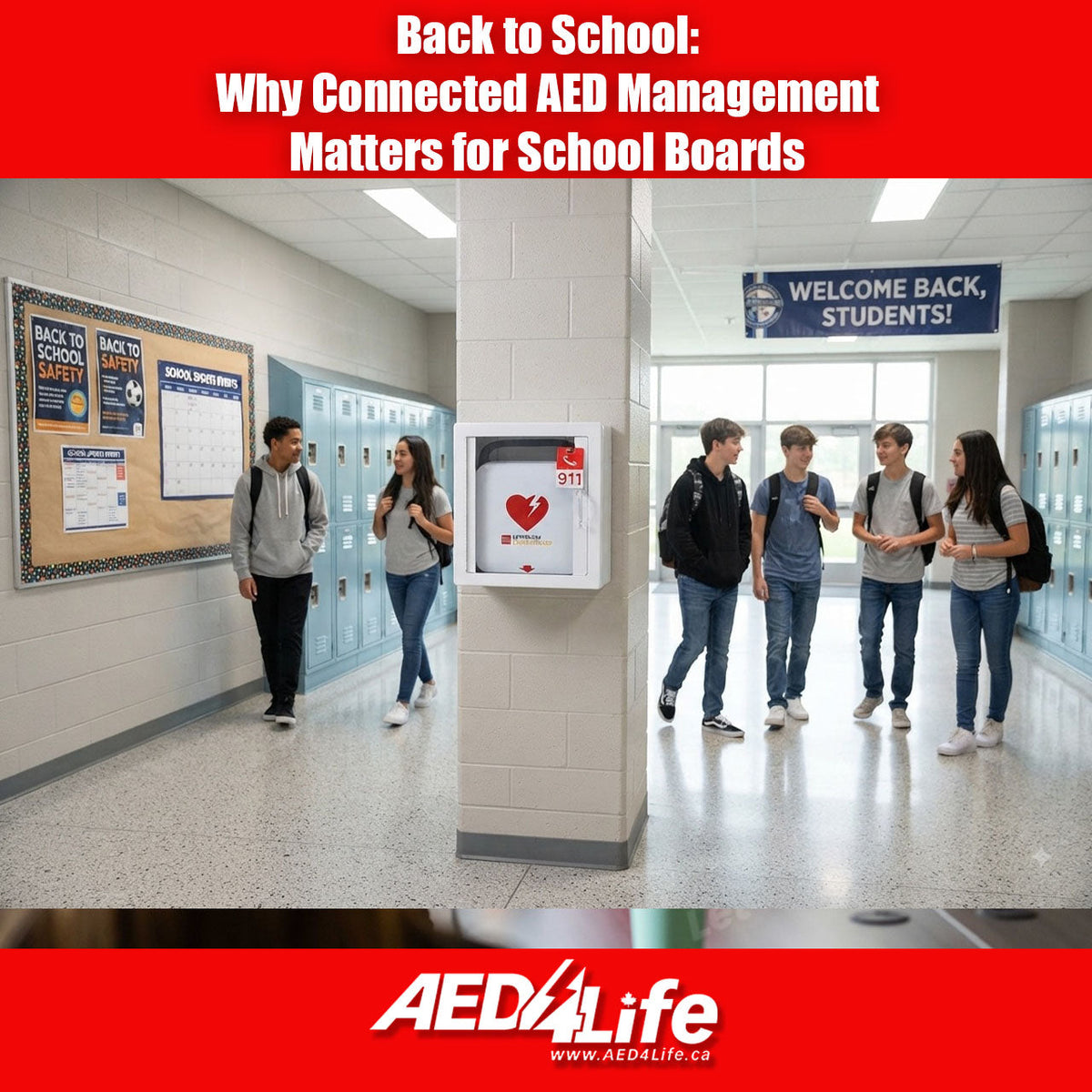 Back to School: Why Connected AED Management Matters for School Boards