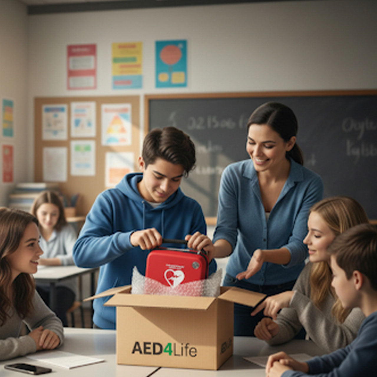 AEDs for Canadian Schools: Student &amp; Staff Safety