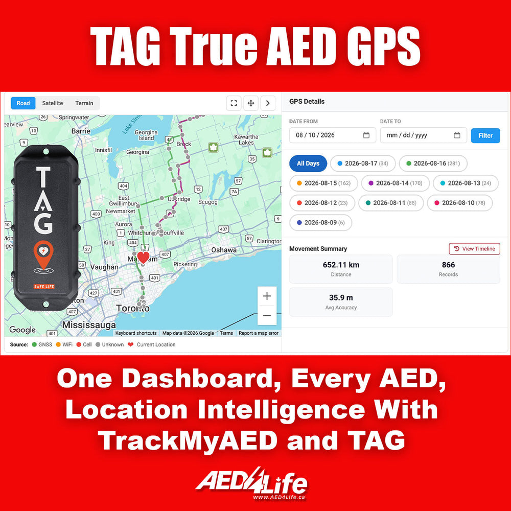 TAG Device with Dashboard Map