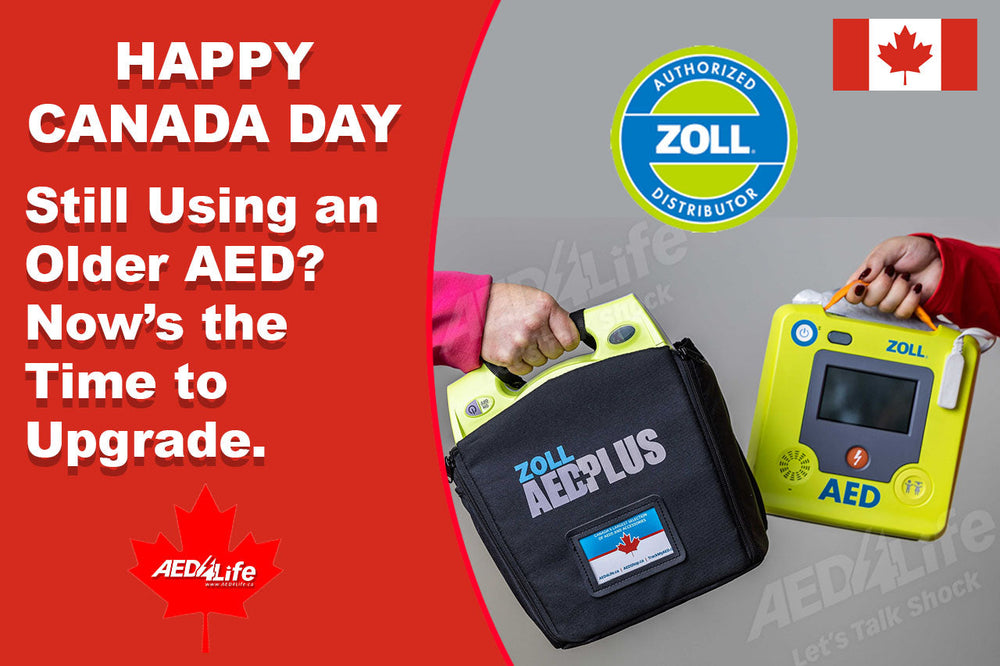 Upgrade Your AED unit with Canada Day Specials