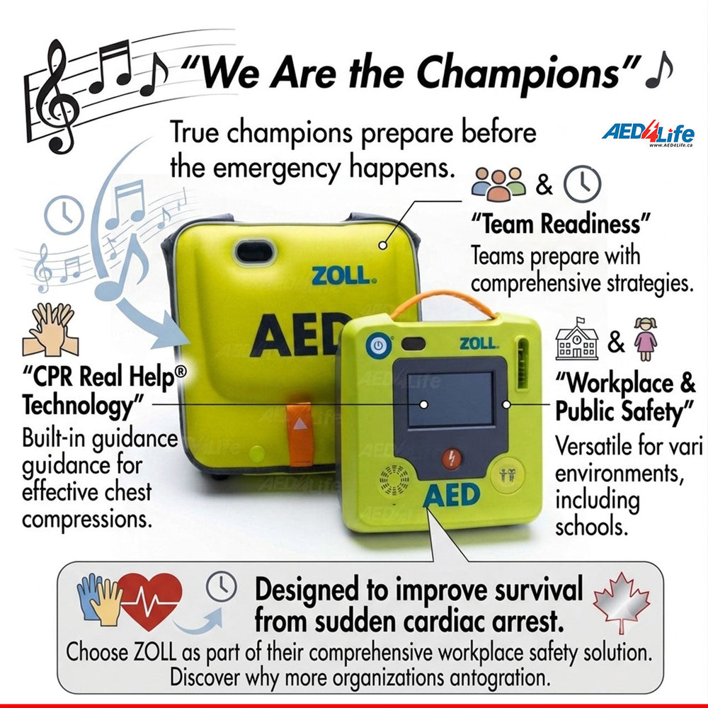 ZOLL AED 3 Singing We Are The Champions