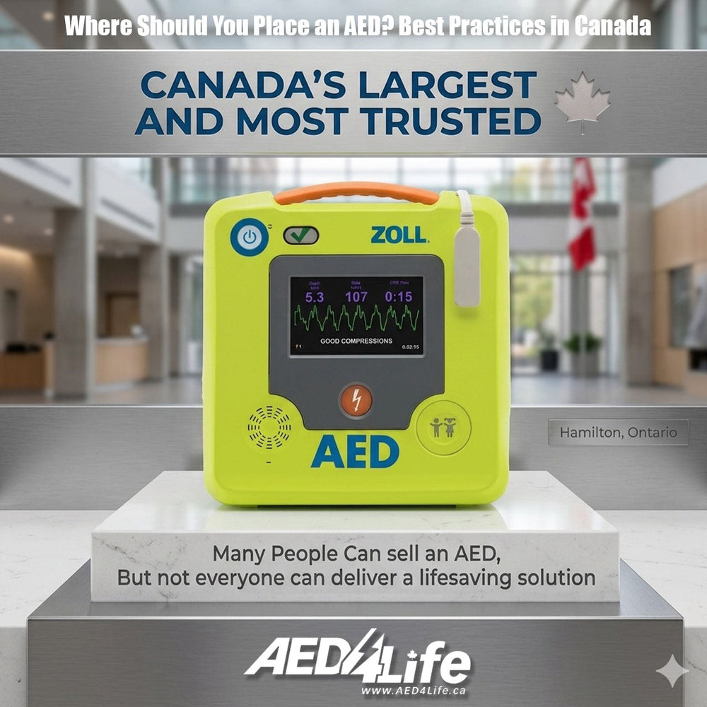 Where Should You Place an AED? Best Practices for Maximum Coverage in Canada