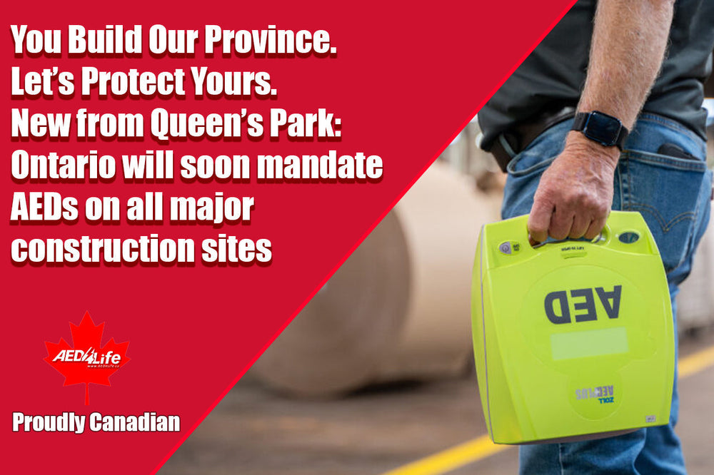 Ontario will soon mandate AEDs on construction sites
