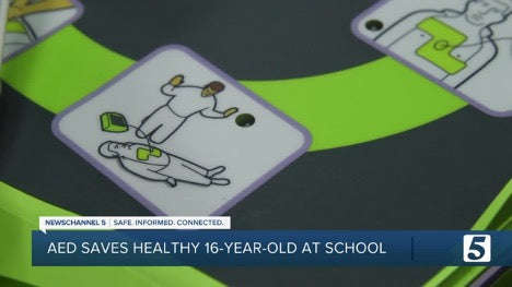 16-year-old credits cardiac arrest rescue to teachers