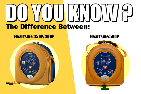 Understanding the Differences: HeartSine 350P, 360P, and 500P AEDs