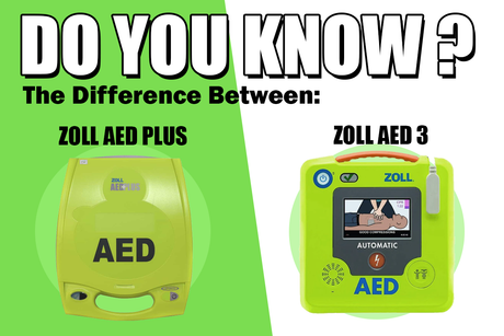 Understanding The Difference Between the ZOLL AED PLUS And the ZOLL AED 3