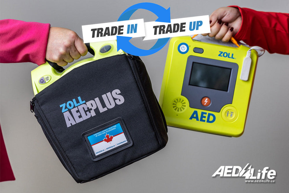 Why trade in your older AED-units and up grade?
