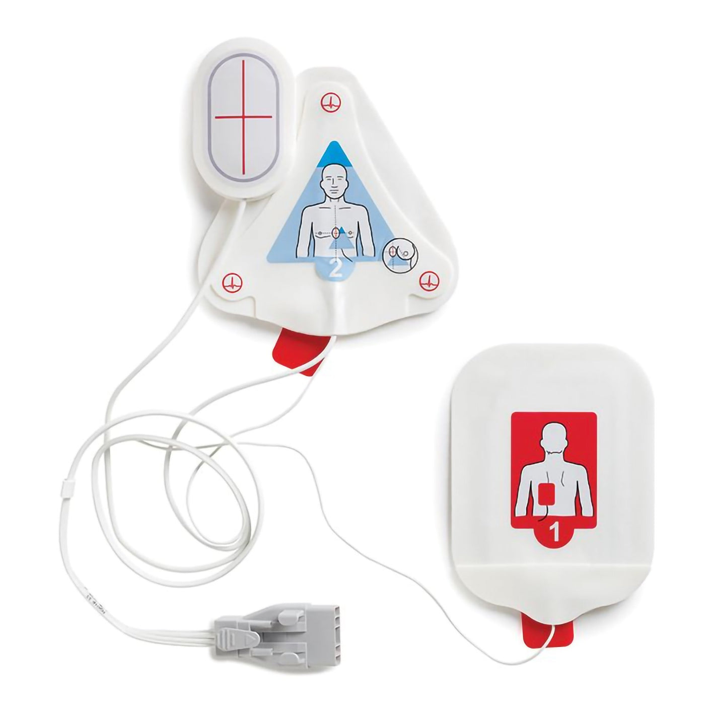 ZOLL OnStep CPR electrodes package open  8900-0224-01