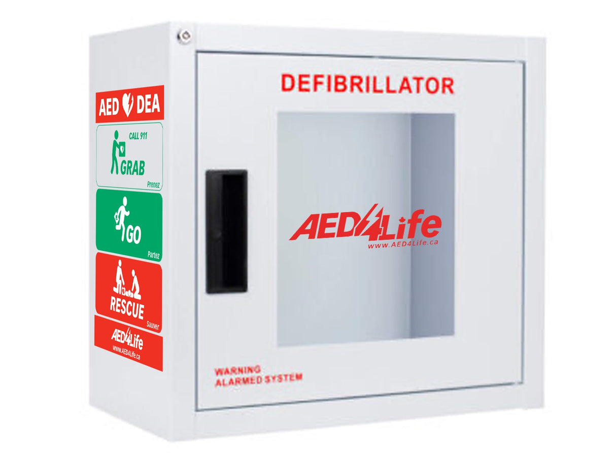 Surface Mount AED Cabinet with alarm- Compact
