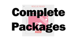 Product packaging with text 'Rescue Ready Complete Packages AED' on a white background