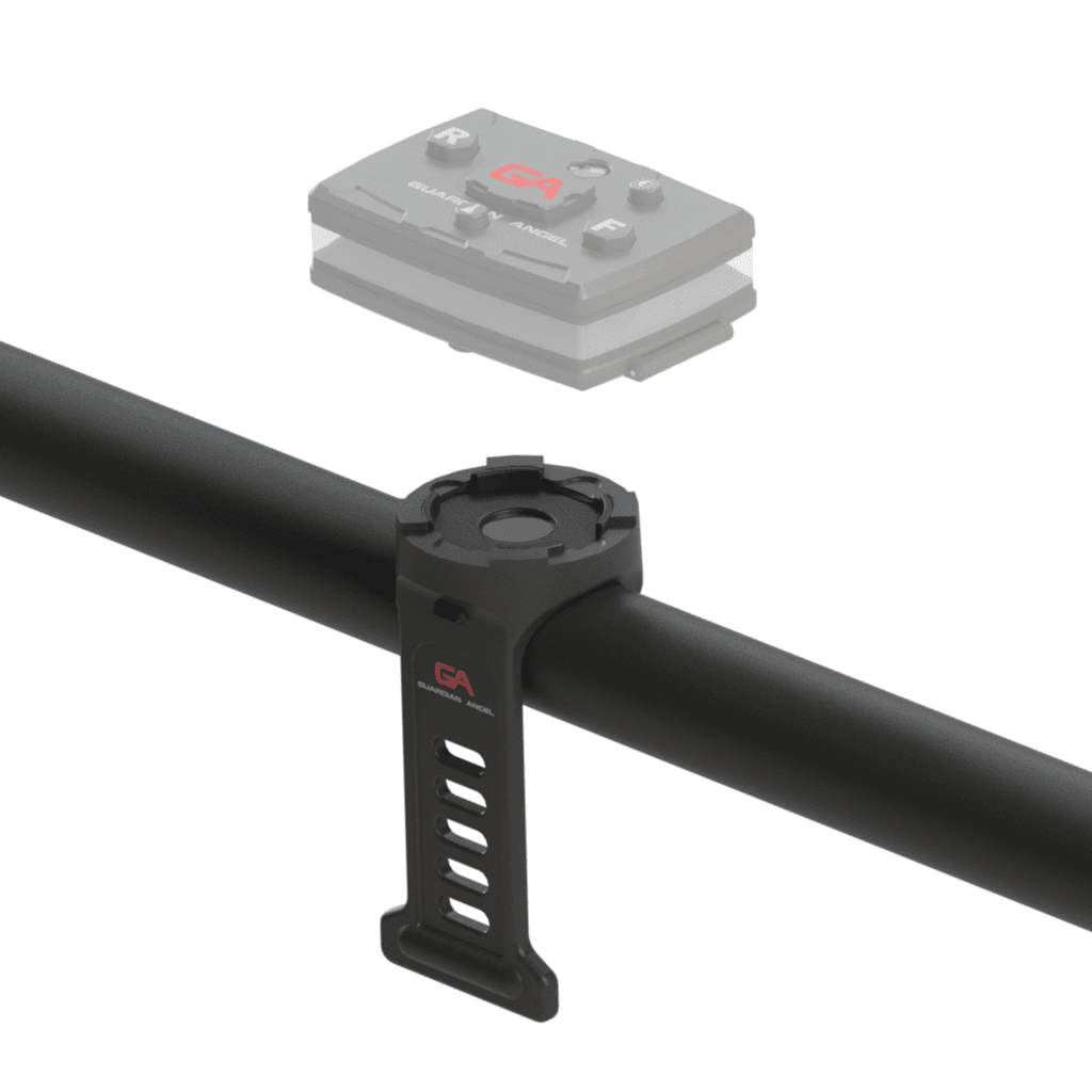 Bike/Rail Rubber Strap Mount with Magnetic Mount, Single