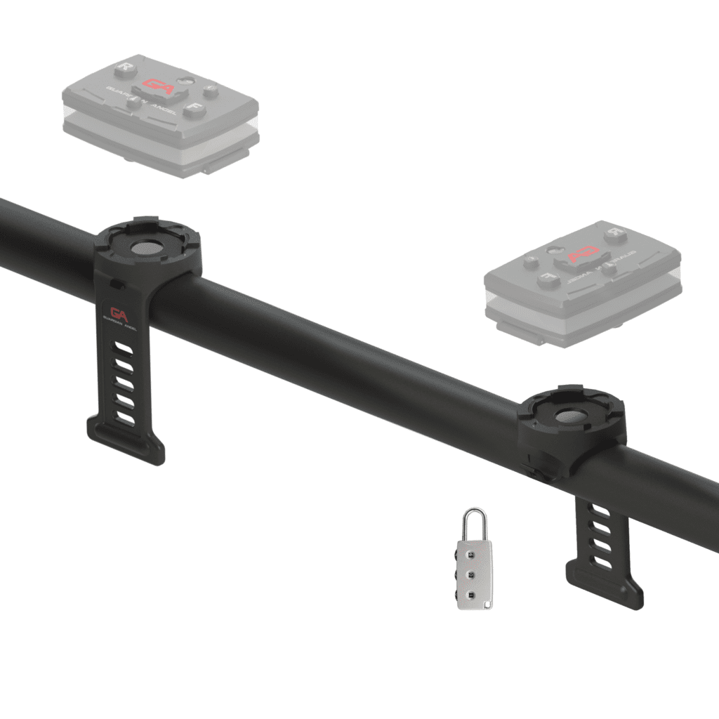 Bike/Rail Rubber Strap Mount with Magnetic Mount Installation