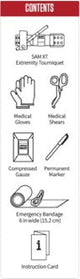 Kit de contrôle des saignements (emballé sous vide)