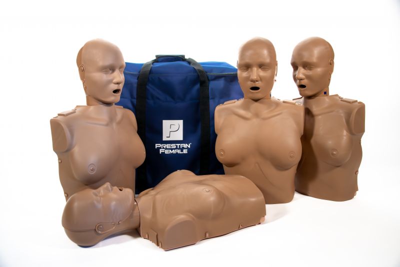 PRESTAN Professional Adult Female Manikin with CPR Feedback, 4-Pack