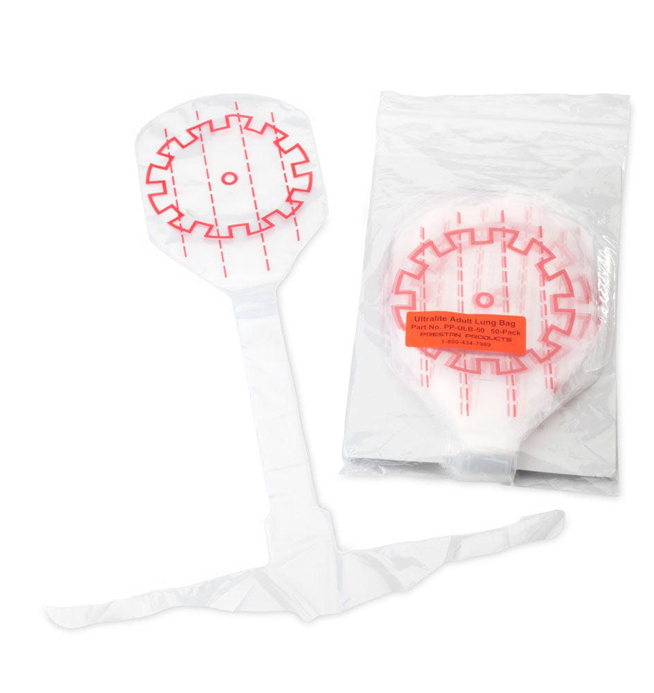 Prestan Ultralite Manikin Face Shield Lung Bags (50-pack)