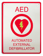 AED Flat Wall Sign