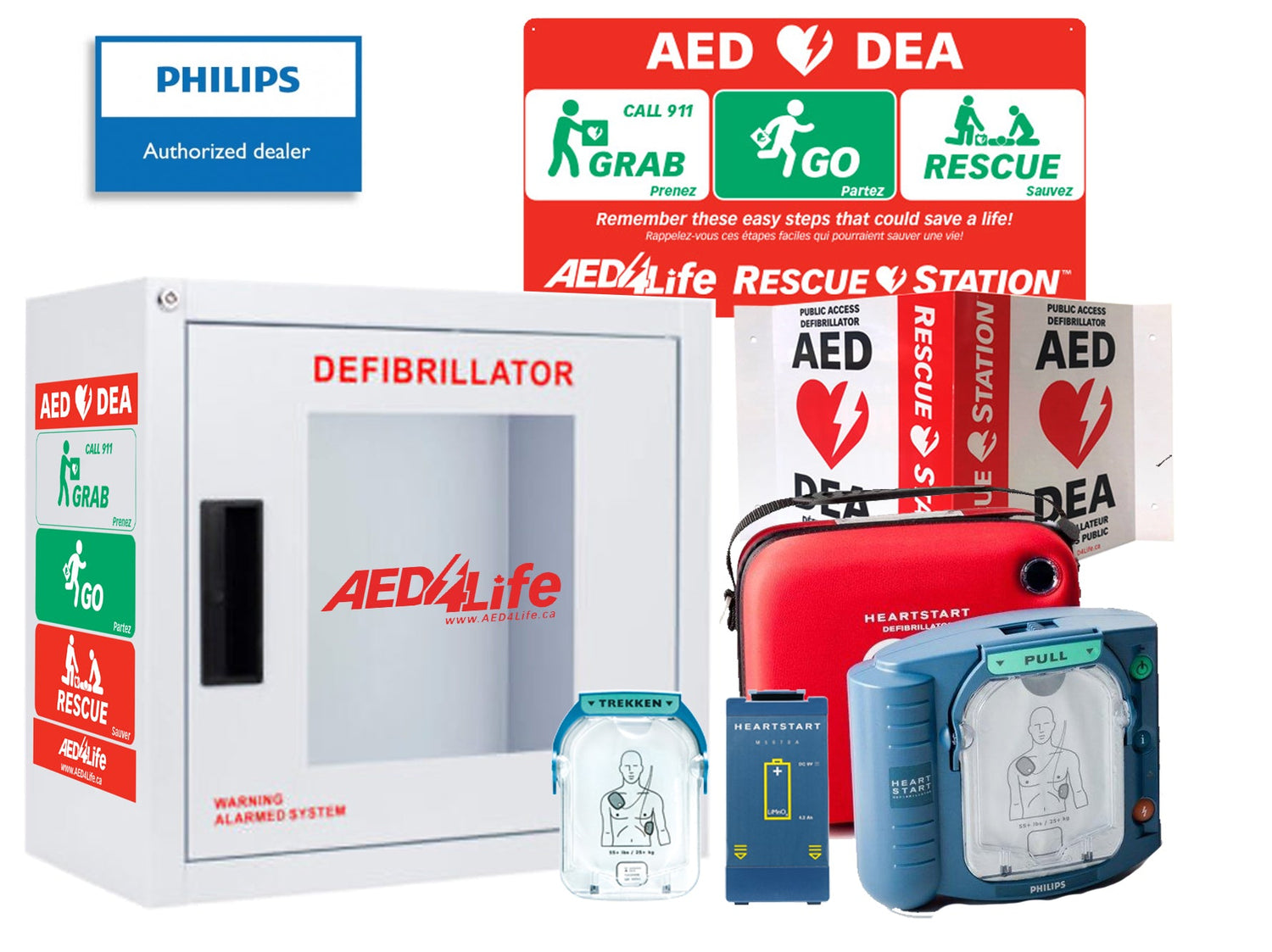 Philips HeartStart OnSite Defibrillator - Complete Package – AED4Life
