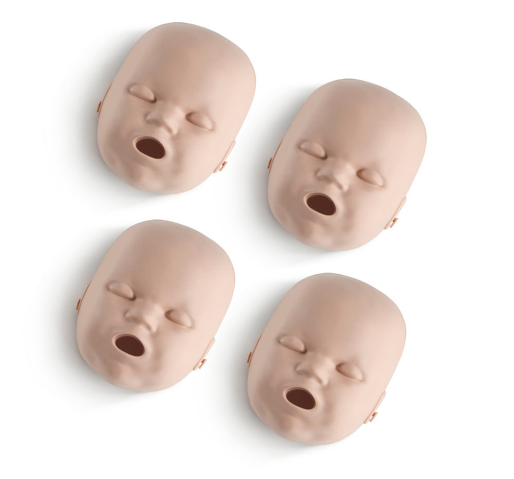 Remplacements de la peau du visage pour les mannequins infantiles Prestan (paquet de 4)