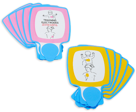 Physio-Control Pediatric TRAINING Electrode Pads - 5 Pack Pad Portion