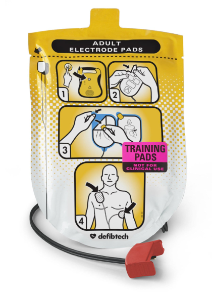 Trainer Replacement Electrodes - Defibtech Lifeline AED