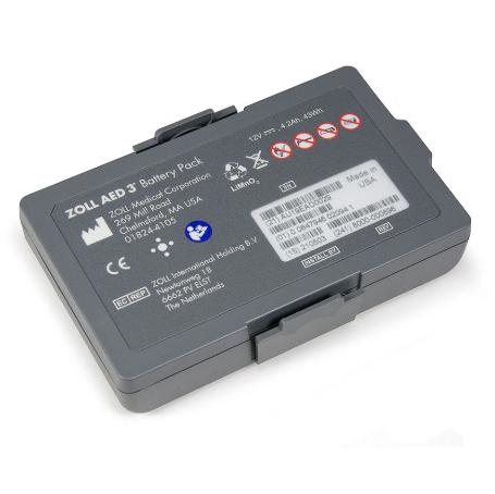 ZOLL AED 3 battery pack on a white background