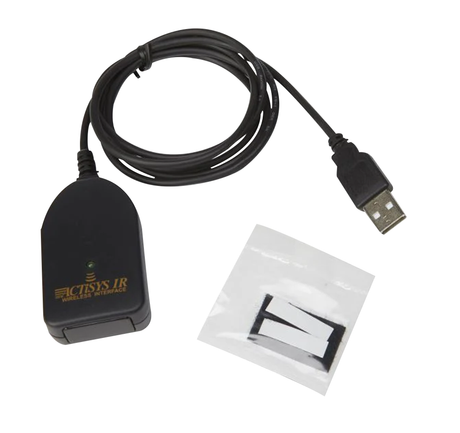 ZOLL USB IrDA Adapter with coiled cable and pouch—perfect for connecting ZOLL AED Plus or AED Pro devices.