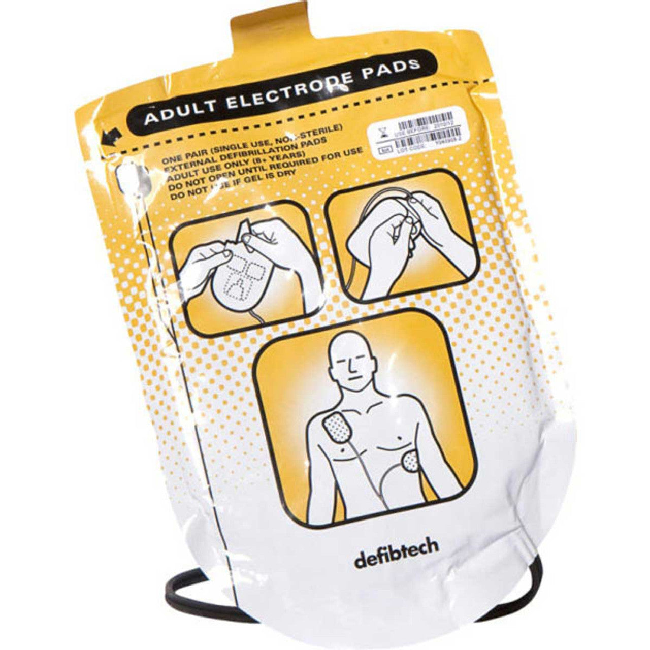 Adult Electrodes - Defibtech Lifeline AED